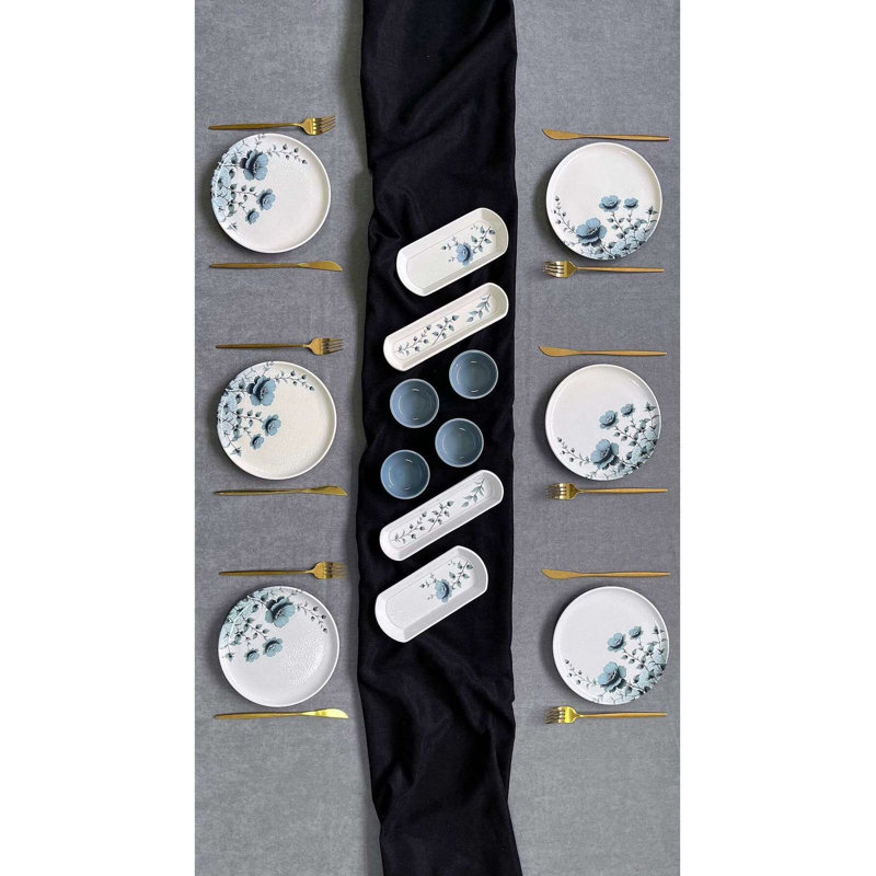 Tatiyanna Ceramic Dinnerware Set Piece - Service for 6
