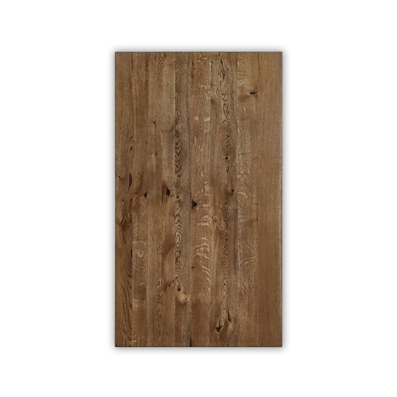 Kanosh Oak Solid Wood Dining Table, 75cm H x 140cm L x 90cm W, Brown Oil