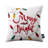 Phantoscope MC 4PC Collection Christmas Embroidered Decorative Holiday Series Throw Pillows, Covers with Inserts, 18" x 18", Set of 4-339308669