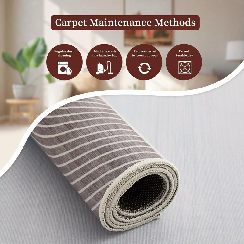 Dereece Printed Rug, Rectangle 60 x 110 cm
