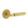 Viaggio Circolo Hammered Rosette Passage With Contempo Smooth Lever In Satin Nickel