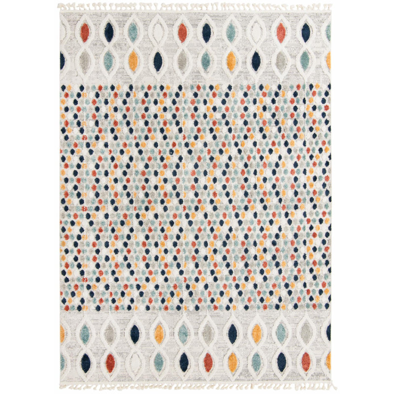 Enciso Geometric Asheville Area Rug, Rectangle 9' x 12'