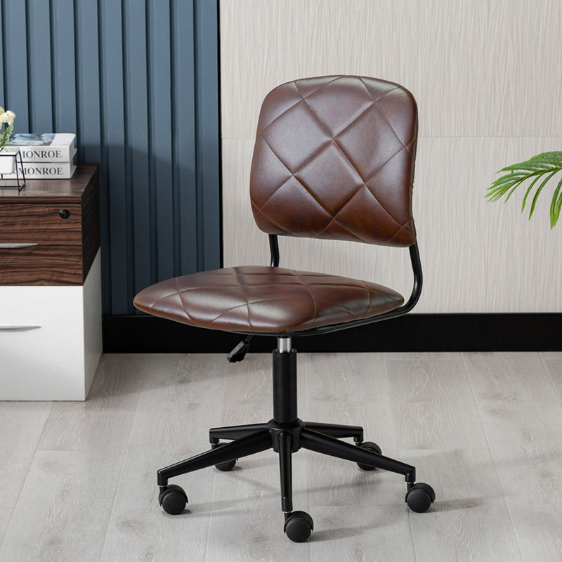 Chaise de travail Arzola, Brun