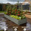 Grande jardinière surélevée galvanisée 8x2x1ft-1912245835