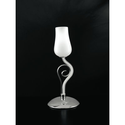 Pedro Glass Torchiere Lamp