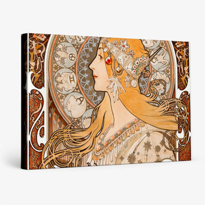 La Plume, 1896 - Art nouveau, affiche du zodiaque rétro, art mural sur toile