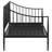 Jeremy Matte Black Metaldaybed Bed Frame
