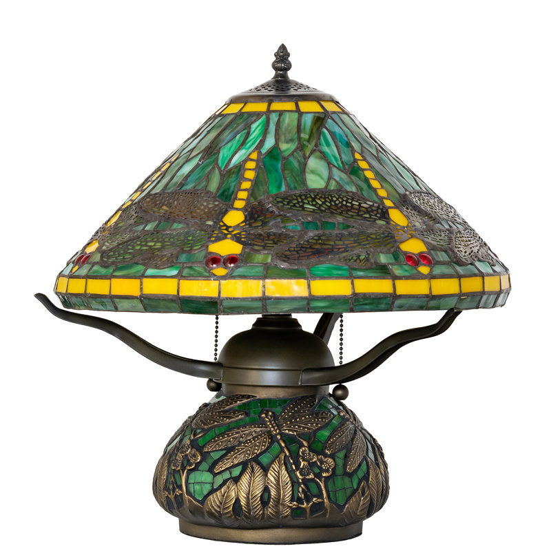16" High Tiffany Dragonfly Table Lamp