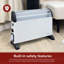 Rediffusion 2000w Convector Heater with Timer
