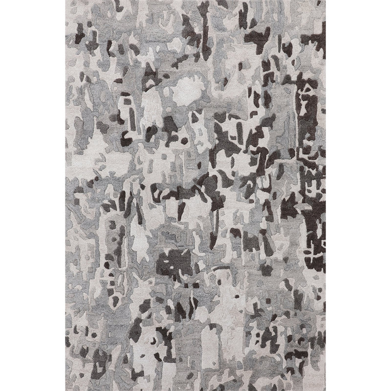 Abstract Area Rug, Rectangle 3'10" x 5'11"