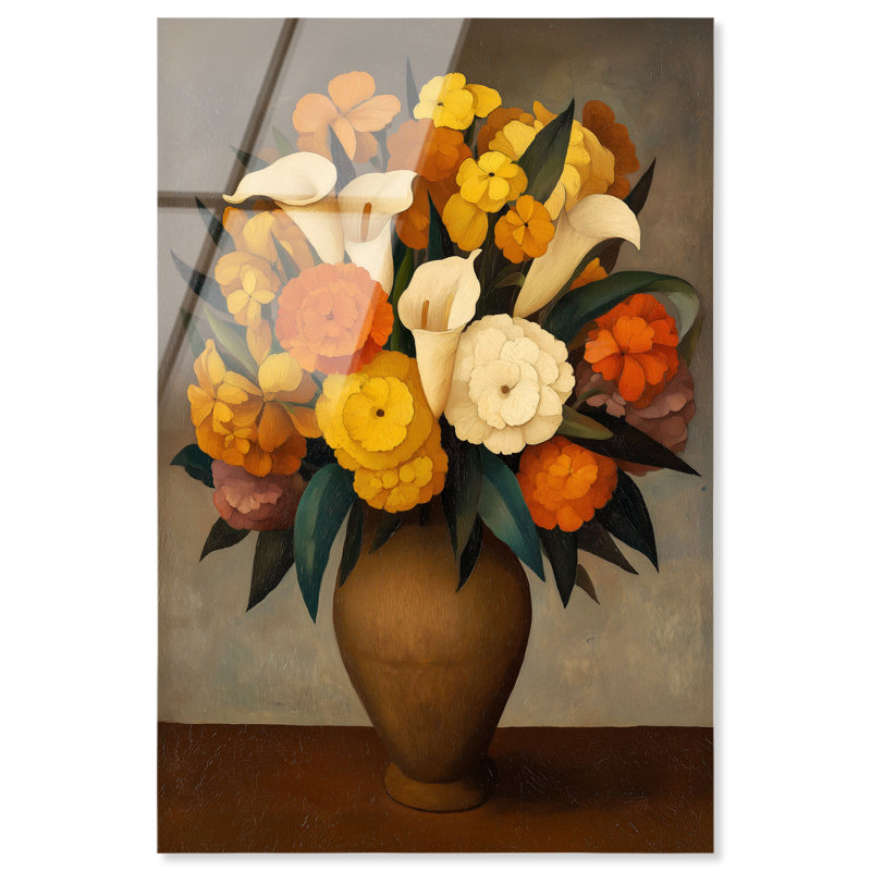 Art floral de cuisine jaune avec souci jaune II par Art Remedy, prêt à accrocher, 20 x 30, 30"H x 20"W