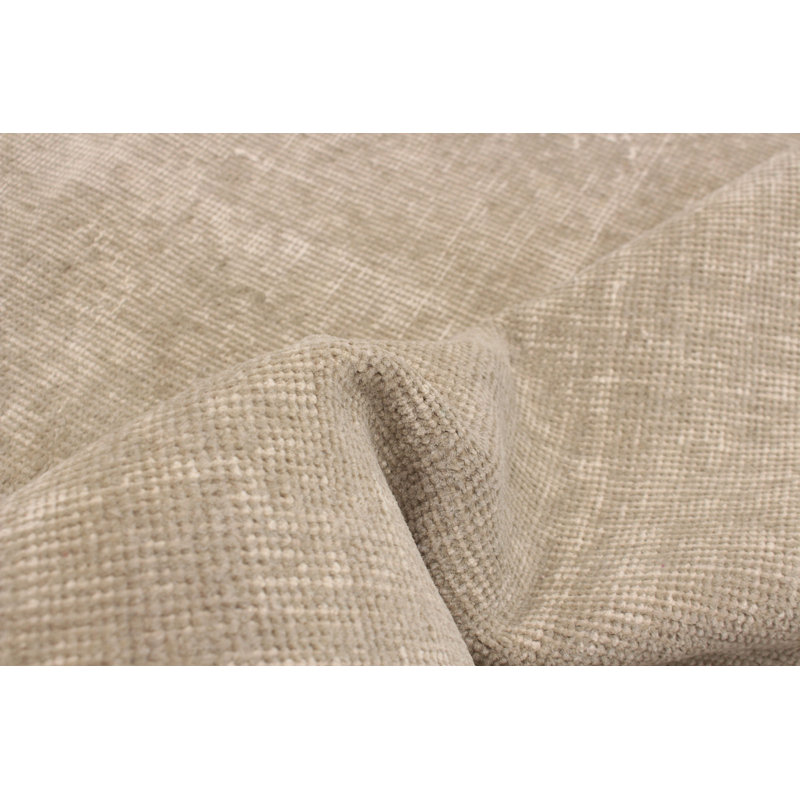 Narol One-of-a-Kind 3'6" X 6'5" 2000s Wool Area Rug in Taupe