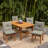 ARDEN earthFIBER Plush Modern Tufted Polyfill Dining Chair Cushion, 21 x 40