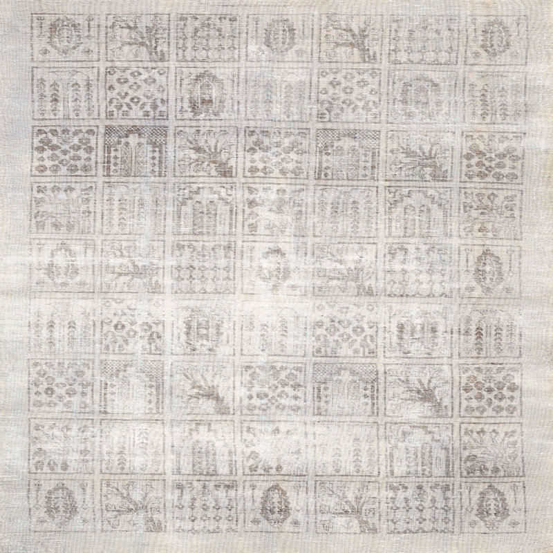 Gallaudet Oriental Indoor Rug, Square 3'
