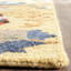 Tapis floral en laine touffeté à la main Taifa-1714085211