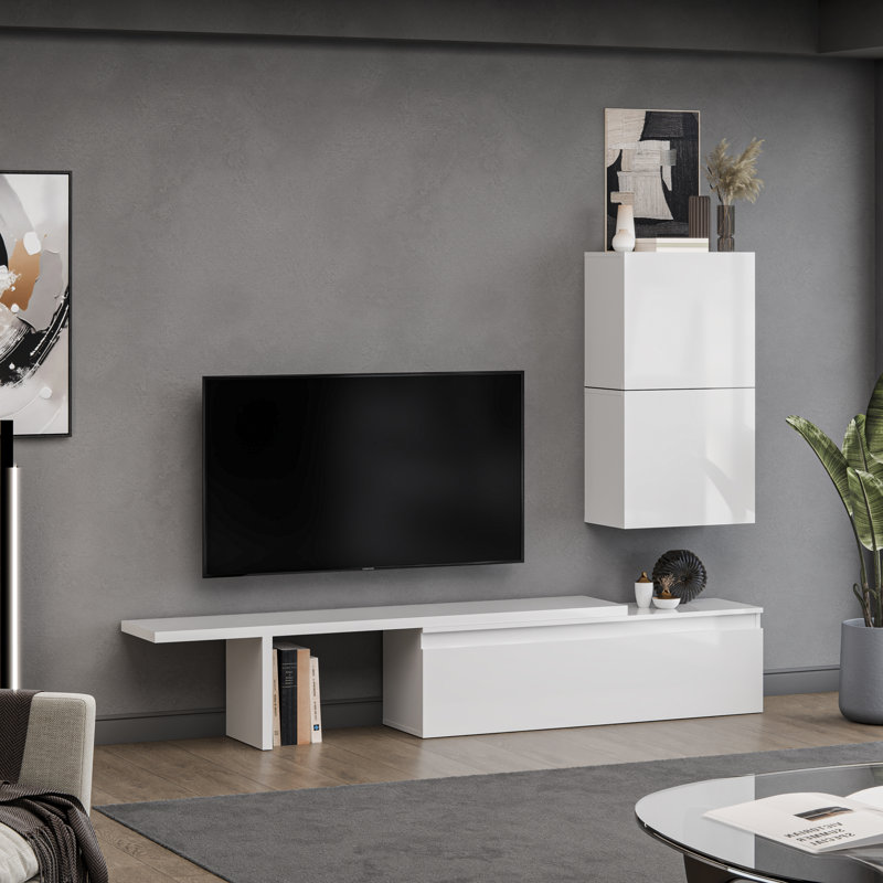 Bezier Entertainment Centre, White