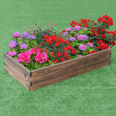 Wood Raised Garden Bed