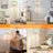Heidebert Crystal Floor Lamp, Elegant Standing Lamp with On-Off Foot Switch, Double-Layer Lampshade-9388427-9388428