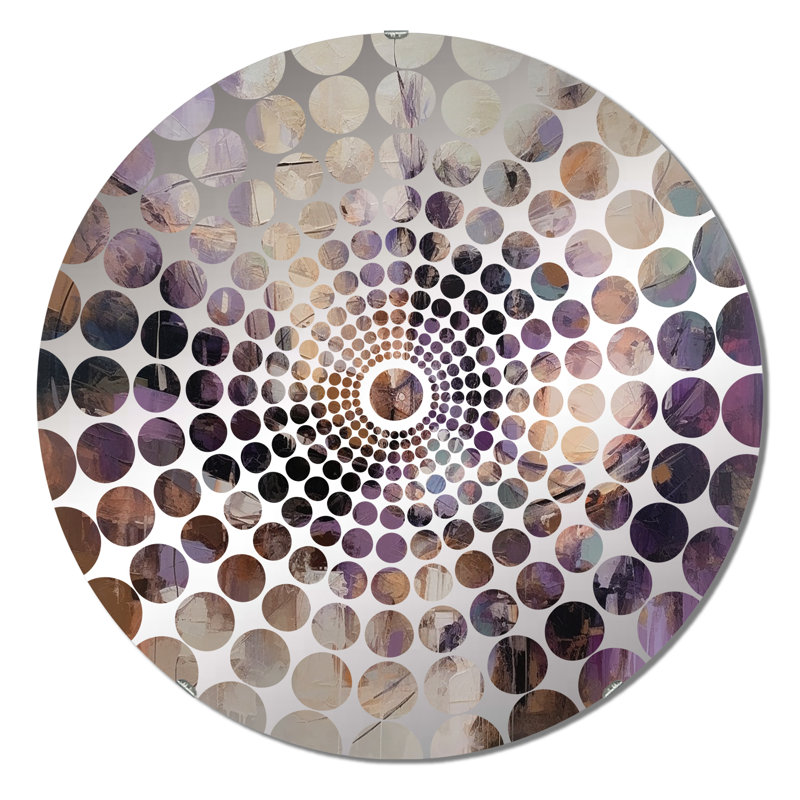 Catham - Miroir décoratif à cercles concentriques, 23,6 po x 23,6 po