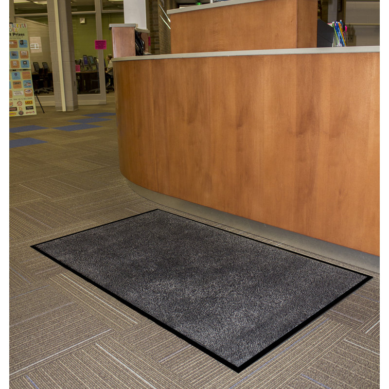 Tapis d'entrée en oléfine Verdi, Anthracite, l 48 po x L 72 po