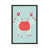Toile avec cadre gris