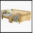 Twin Size Wood Platform Bed For Kids, Wood Low Profile Twin Bed With Rails For Girls And Boys, Natural
