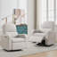 Fauteuil inclinable, oscillant et pivotant avec siège amovible et port USB de type C de 36 po Reiby-773575105