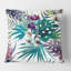 Retro Floral Botanical Design II - Coussin décoratif imprimé Mid-Century-1949476179