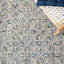 Tapis gris / beige en laine / coton tissé à la main Piketon-1626370017