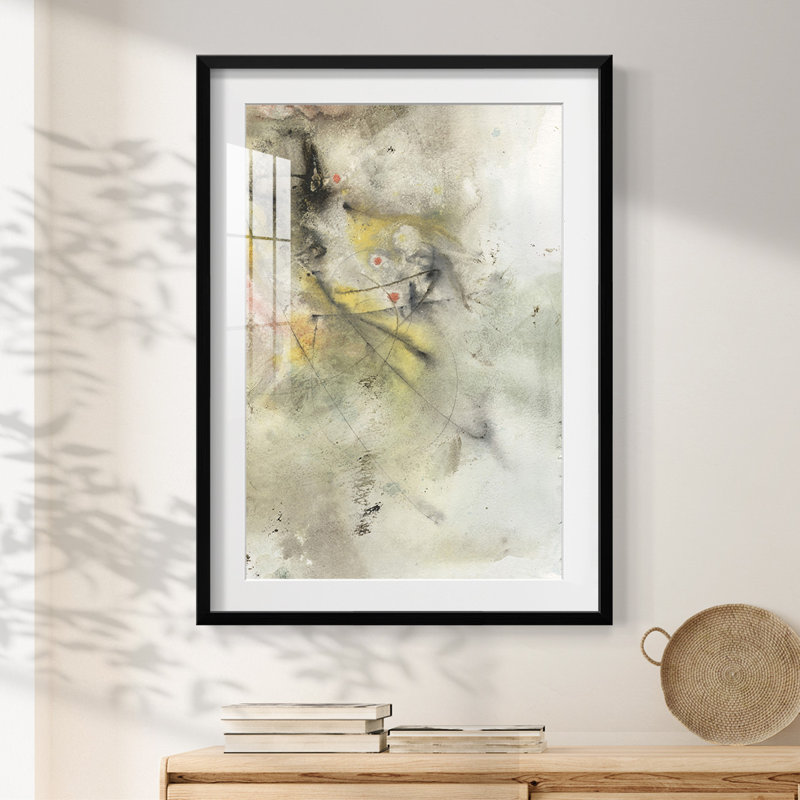 Soft Inspiration II -Framed Print, 25.5" H x 17.5" W, Black