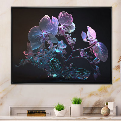 «Blossoming White Orchid», reproduction sur toile