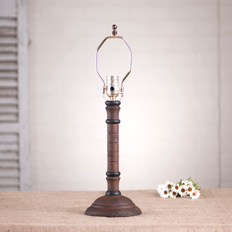 Klein Solid Wood Lamp Base Table Lamp, Hartford Pumpkin