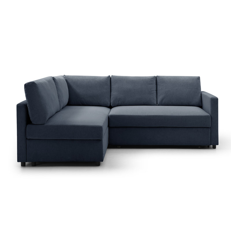 Baelee 4 Seater Sofa & Chaise, Navy