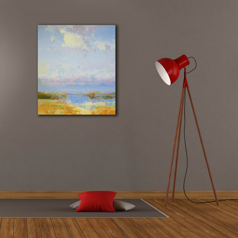 "Wright Studio ™" Delight Of Morning "par Vahe Yeremyan, art mural sur toile, H 30 po x l 26 po x P 1,5 po