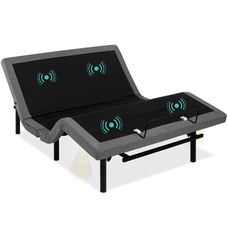 Aleana Metal TV Bed Bed, Queen