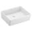 White Vitreous China Vessel Sink For Bathroom, 18 X 15.75 X 6 Inch Rectangle Sink With Porcelain Ceramic Bowl
