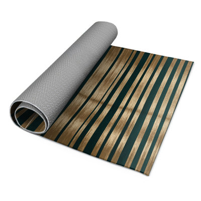 Tapis intérieur / extérieur vert HorizontalStripes