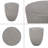 Outdoor Lightweight Concrete Side Table
