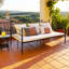 Metal Outdoor Bench-955319987