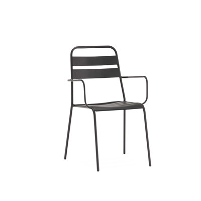 Chaise de salle à manger empilable Lauge