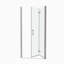 Porte de douche pivotante universelle à ajustement de 1 3/8 po avec finition en verre trempé de 1/4 po-111795489