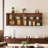 Minimalist Retro Brown Paulownia Wood Wall-Mounted Cabinet, Dual-Use Wall/Table Storage Shelf for Kitchen-811720895