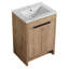24" Freestanding Bathroom Vanity With Ceramic Sink & 2 Soft-Close Cabinet Doors-1018840828-1018840801