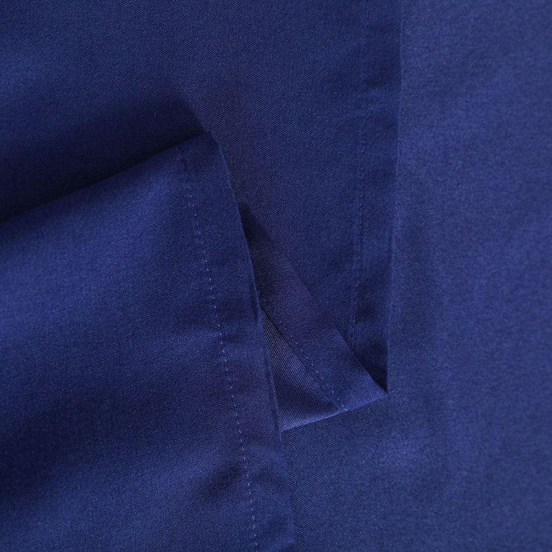 4PC 1800 Series Soft Microfiber Sheet Set, Queen Sheet Set with 2 Pillowcases, Navy Blue