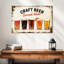 Plaque murale rétro «Craft Beer»-792795141
