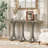 59.8'' Wooden Console Table With Wood Legs-573070058