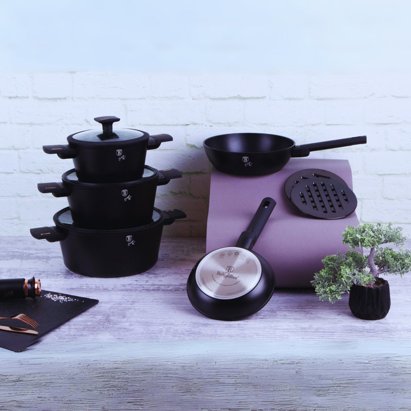 10 - Piece Non-Stick Aluminum Cookware Set, Monaco