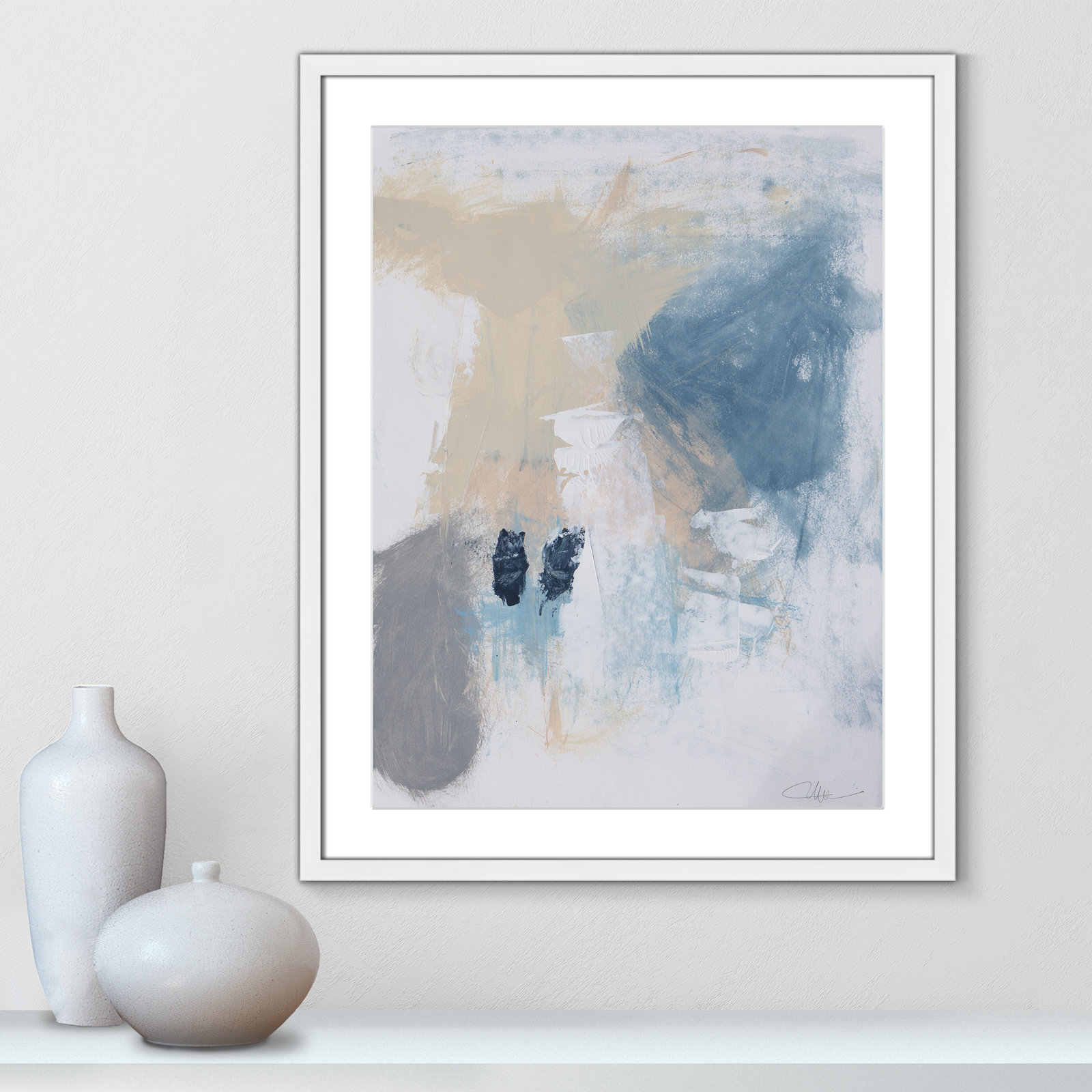 Coastal Carnival II Print by Casa Fine Arts, White, 29.5" H x 23.5" W x 1.25" D, White Single Picture Framed Paper