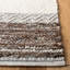 Tapis brun / ivoire / noir en coton tissé à la main Pante Macassar Southwestern-1319540159