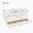 L-Shaped Bed Frame with Drawer and and Bookcase,Corner Bed Wooden Captain Bed-1373587487